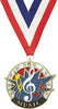 Music Medal USA Sport Medal- Gold [M2USA-MC-G]