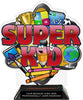 Super Kid Colorix-T Acrylic Trophy- 8.25 inch [TACR8-KN-SPRKD-Q]