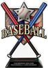 Baseball Home Plate Acrylic Trophy- 8.5 inch Aluminum Bats [TACR85-HP-BSA-Q]