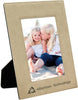 7.75 x 9.75 Light Brown Laserable Leatherette Picture Frame [PLLF57-157]
