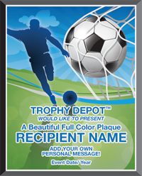 Soccer Graphix Plaque [PGFX1215-SC]