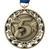 2.5" 5K Super Star Medal [M2SS-5K]