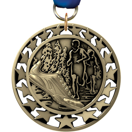 2.5" Cross Country Super Star Medal [M2SS-CC]