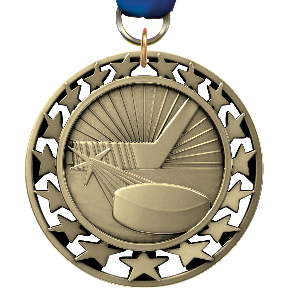 2.5" Hockey Super Star Medal [M2SS-HK]