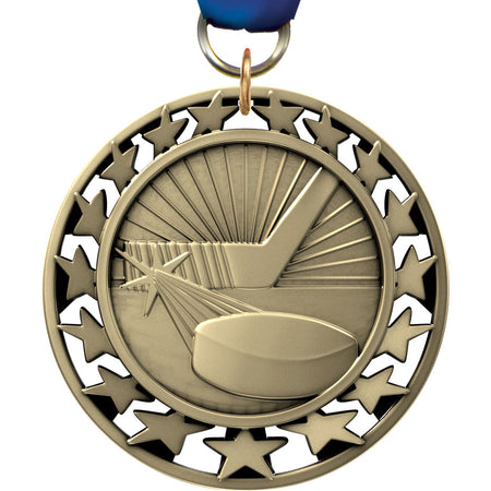 2.5" Hockey Super Star Medal [M2SS-HK]
