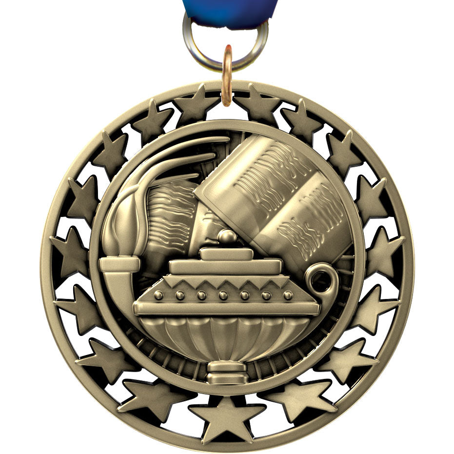 2.5" Knowledge Super Star Medal [M2SS-KN]