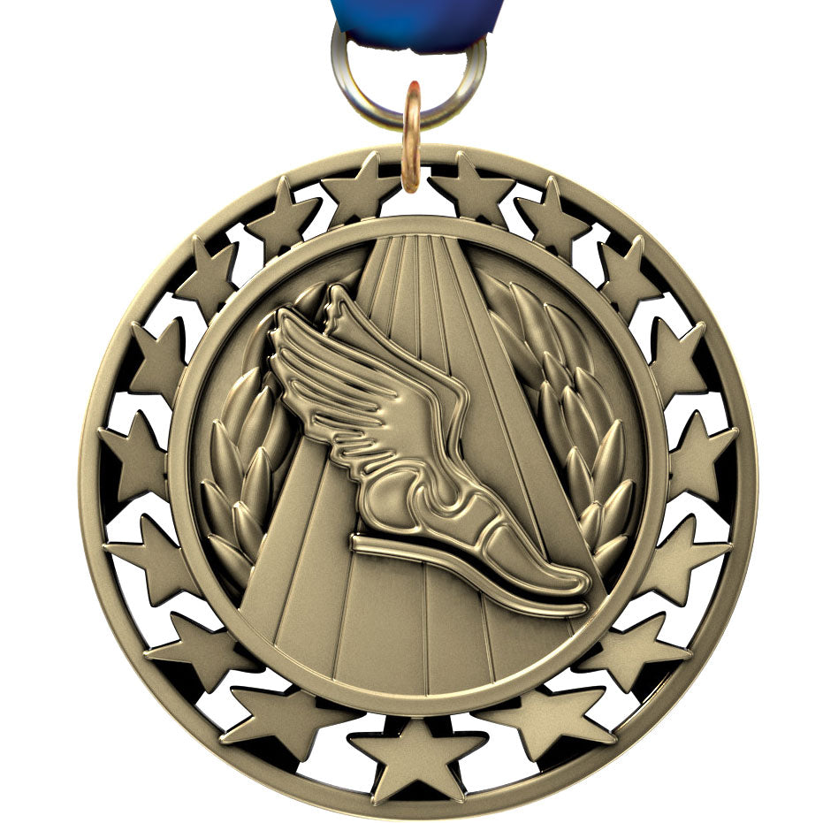 2.5" Track Super Star Medal [M2SS-TK]