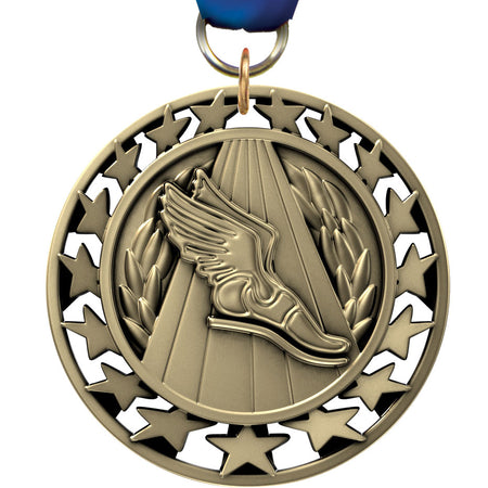 2.5" Track Super Star Medal [M2SS-TK]
