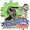 Robotics Academic Lapel Torch Pin [LPSE207]