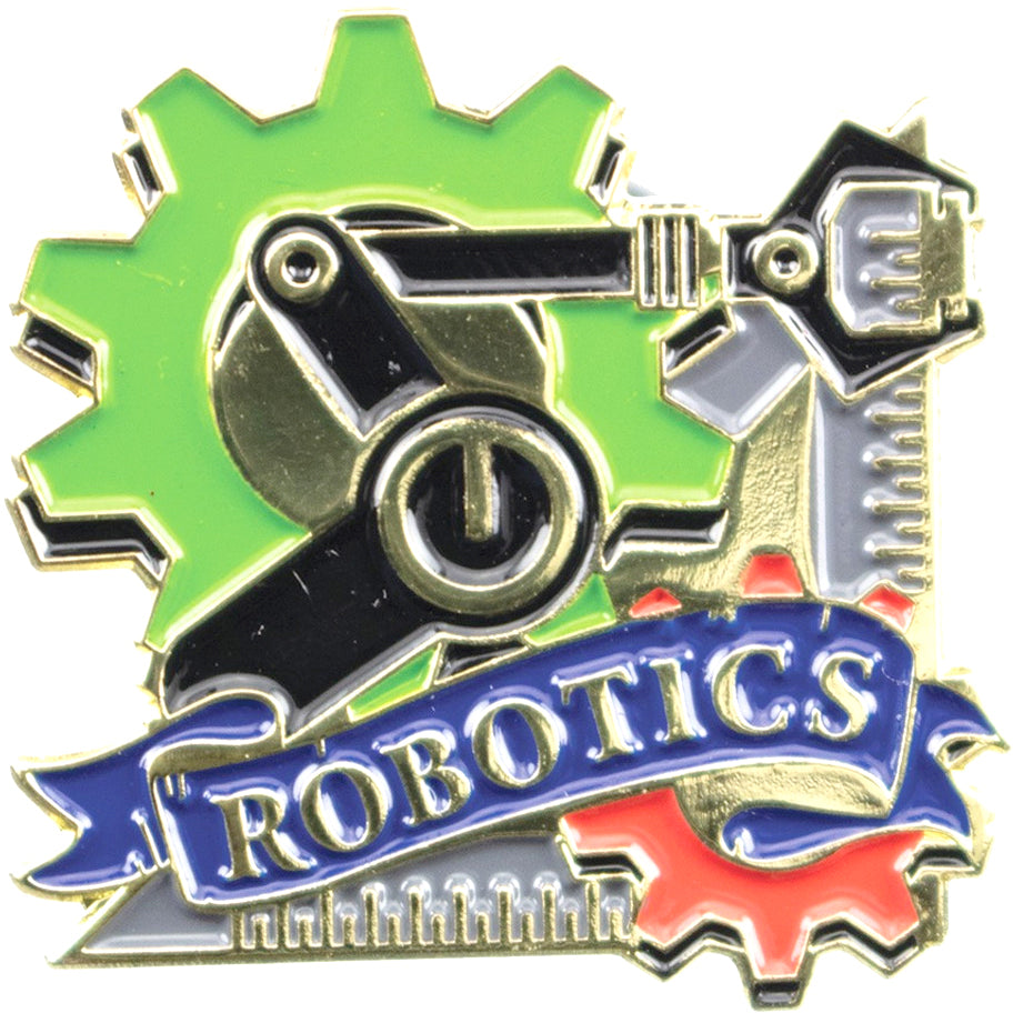 Robotics Academic Lapel Torch Pin [LPSE207]