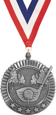 Golf 5 Star Medal- Silver [MP36-GL-S]