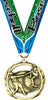Baseball Laser Cut Medal- Gold [M238-BS-G]
