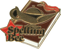 Star Student Award Pins- Spelling Bee [PSS-26]