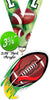 Flag Football Splatters Colorix-M Acrylic Medal [MACR375-SPLT-FLGFB-Q]