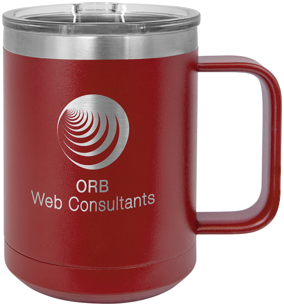 Polar Camel 15oz Handled Coffee Mug - Maroon [DJPC10-13]