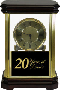 Quartz Clear Table Clock [TDC71]