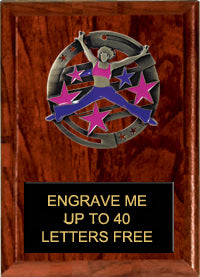 5"x7" Dance Dimensional Color Plaque [PEM5-DC]