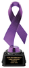 Purple Awareness Ribbon Trophy [TAWRB-PRP]