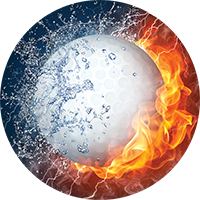Golf - Fire & Water Insert [TD-3153]