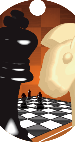 Chess Dog Tag Insert [DT-1653]