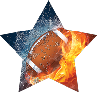 Football: Fire & Water Star Insert [ST-4321]