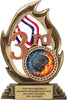 3rd Place Flame Color Resin Trophy [RMFC7-3RD]