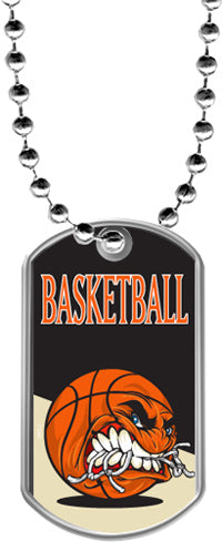 Basketball Dog Tags [DTLAM2-BK]