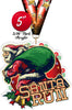 Santa Run Colorix-M Acrylic Medal [MACR5-SNTRN1-Q]
