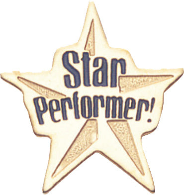 Star Performer Enameled Pin [PCM-STR-90]