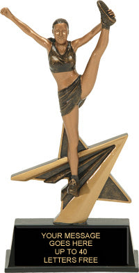 Cheer Star Power Resin Trophy - 7" [RSP7-CH]