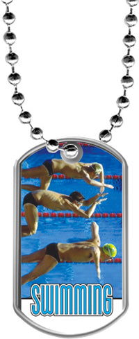 Swimming Dog Tags [DTLAM2-SW]