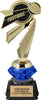 Football Bullseye Diamond Riser Trophy [TDRBE9-FB]