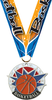 Basketball USA Sport Medal- Silver [M2USA-BK-S]