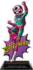 Soccer Female Super Hero Acrylic Trophy- 10 inch [TACR10-SH-SCF-Q]