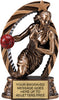 Basketball Female Star Flame Resin Trophy [RSF5-BKF]