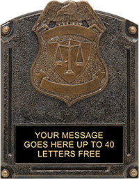Police Legends of Fame Resin Trophy [RLOF86-COP]