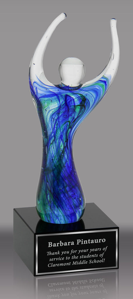 Embracing Art Crystal Award - 9.5 inch [CAGS-9]
