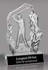 Golf Swing Sculpted Glass Award [CRSC-SWG-GL]