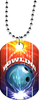 Bowling Lightning Monster Dog Tag [DTXL-BW-LGT]