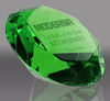 Emerald Crystal Diamond Paperweight - 3.15 inch [CTDIA-SM-GRN-X]