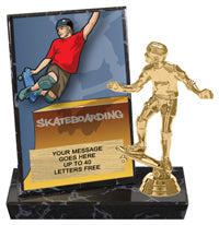 Skateboarding Billboard Plaque [PBB6-SKTBRD]