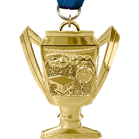 Swimming Bright Gold Trophy Cup Medal [MTM27-SW]