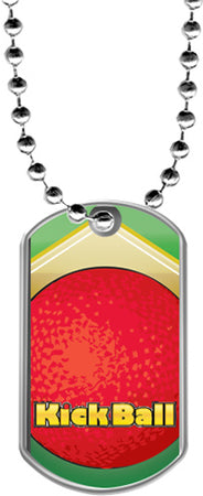 Kickball Dog Tags [DTLAM2-KKBL]