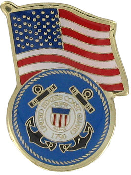 Coast Guard Flag Pin [PCM-USA-616]