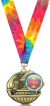 2" Safety Patrol Insert Academic Medal [MAP2-i-SFT]