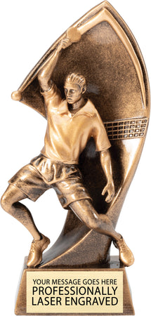 Table Tennis Twisted Resin Trophy [RM53-9-6]