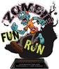 Zombie Fun Run Colorix-T Acrylic Trophy- 8.25 inch [TACR8-FNRN-ZMB-Q]