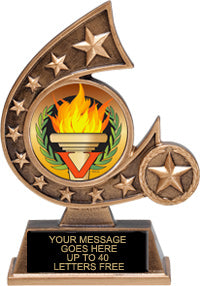 Insert Holder Comet Resin Trophies [RCOM5-i]