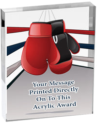 Boxing Vibrix Acrylic Award [A45BV-BX]