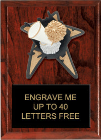 Cheer Spring Loaded Plaque [PRBI68-CH]